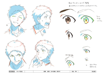 动漫新手必收藏！超适合临摹的动画角色设定稿，速来围观